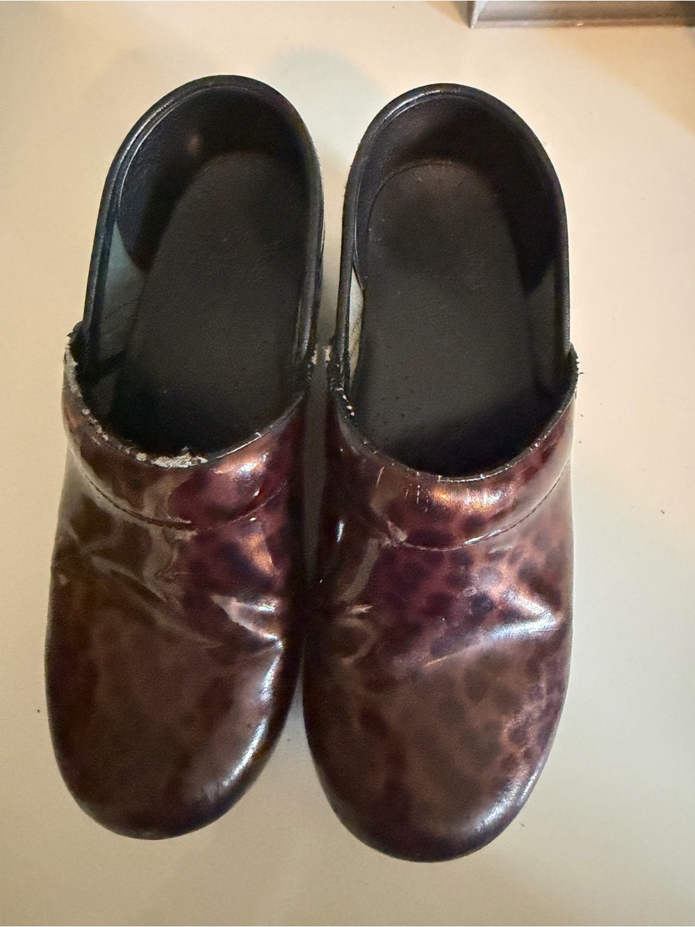 Tortoise shell Dansko women clogs size 37